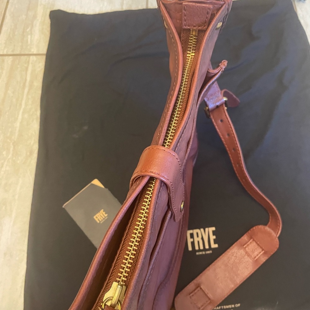 Frye Brown Leather Crossbody Bag - Picture 3 of 7
